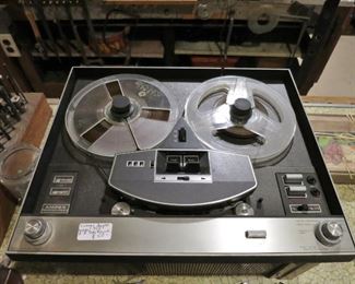 Mid Century Ampex Reel-to-Reel Tape Recorder - $50