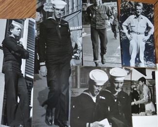 More random WW II pix of Navy Men in unviform and on leave.   Sorry, but the family may donate these to the One Institute.