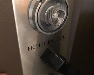 Fichet -Bauche hidden safe.  appx 43 X 18 $1000