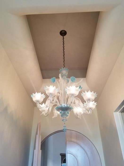 Murano Glass 34 X 36" Blown Glass Chandelier $1500 (I am sorry - I thought it was sold! But it's available)