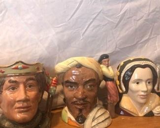 Royal Doulton Character Toby Jugs, Catherine Howard, The Shakespearean Othello Collections