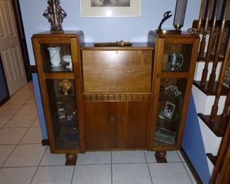 Antique Art Deco Cabinet Desk