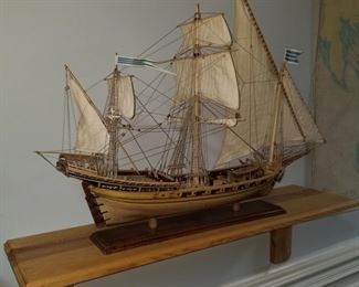 Handcrafted ship model