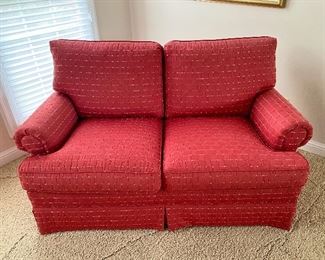 Red Loveseat, sofa