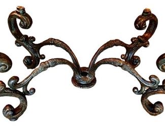 Designer heavy solid brass table base