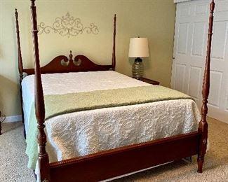Four poster bed