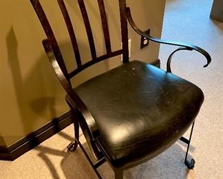Wrought iron chair