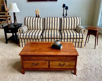 Living room furniture, custom sofa, Couch, Coffee table, end tables, 