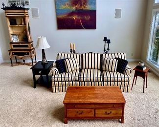 Everything in this photo is for sale except the painting on the wall