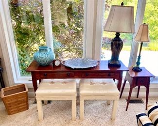 Sofa table nesting chairs stools ottomans lamps