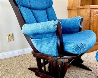 baby glider nursery rocking chair with ottoman
