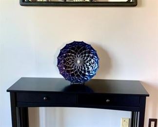 black table accent table sofa table console table