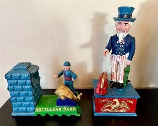 cast iron toy banks