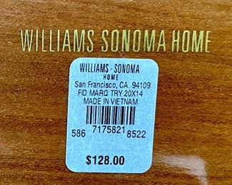 Williams Sonoma serving tray our price will be much lower :-)