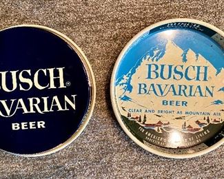 Beer advertising trays