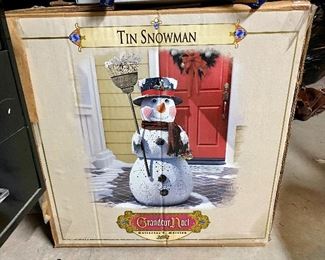 large metal snowman (Greg) ;-)