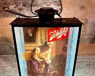 Light up beer sign Schlitz beer
