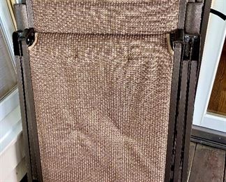 NEW outdoor folding patio chairs