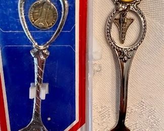 Kennedy space center rocket ship souvenir spoons