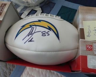 Signed by Antonio Gates