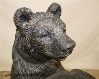 
Lot 1005
Black Carved Bear with Tip or Business Card in the Composition
