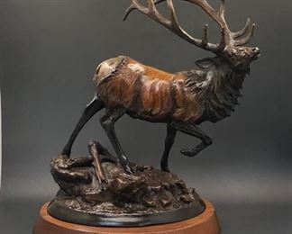 Ron Sweeten Elk Bronze 