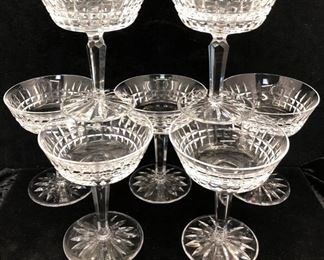 Waterford Glenmore champagne coupes - Made in Ireland