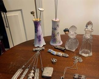 Assortment of Crystal Porcelain Sterling and More