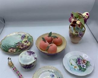 Pansy Porcelain Items