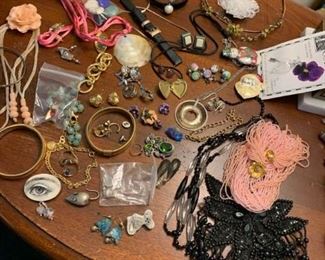 Pins, Bracelets, Earrings, Tiara