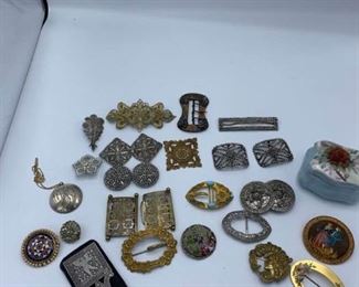 Pins, Buckles, Mirror, and More