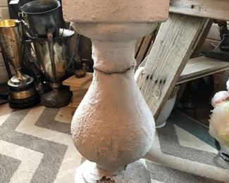 Antique heavy balustrade 25" high and 7.5" square $65