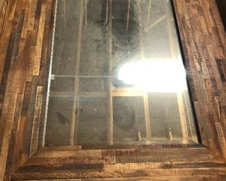 Crate & Barrel mirror. In great condition. 45” w x 64” h $250