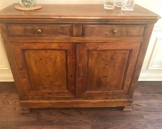 25% 0ff now $895 was $1195 French Louis Philippe Elmwood Buffet  Antiques on Old Plank Road
H 40 in. x W 48 in. x D 19 in.