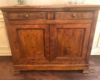 25% 0ff now $895 was $1195 French Louis Philippe Elmwood Buffet
Antiques on Old Plank Road
H 40 in. x W 48 in. x D 19 in.