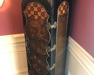 25% 0ff now $295 was $395 Antique Asian Pilaster Cabinet   H 66 in. x W 14.5 in. x D 15 in