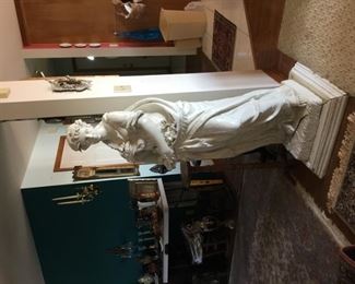 One of two lovely statues from the collection of Mary Matthews (Nick’s Seafood Pavilion)