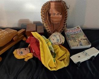 037 Vintage Red Riding Hood Topsy Turvy Doll and More 