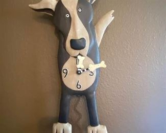 043 Quirky Dog Clock and More 