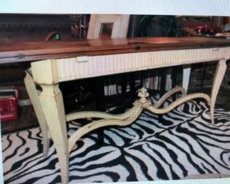 Drop Leaf Console Table $640.00 (item located in storage, please contact if interested and we will arrange for the item to be on-site the day of the sale)