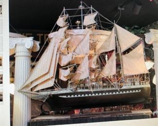 Clipper Ship Model $560.00 (item located in storage, please contact if interested and we will arrange for the item to be on-site the day of the sale)