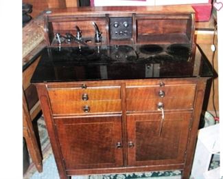 Vintage Dental Cabinet with Glass Top $380.00 (item located in storage, please contact if interested and we will arrange for the item to be on-site the day of the sale)