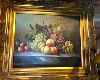 Beautiful Oil Painting in Gold Gilt Frame, $440.00