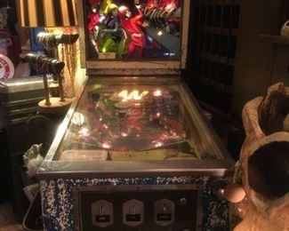 Rare "Mini Zag' Pinball Machine, Circa 1968 $1050.00 ( item located in storage, please contact if interested and we will arrange for the item to be on-site the day of the sale)