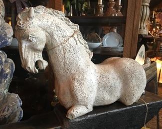 Decorative Stone Horse Statue $175.00