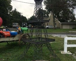 Metal Eiffel Tower Plant Tower $1320.00