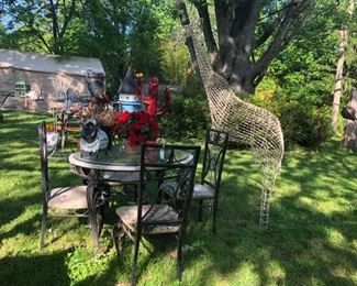 Lawn art, statuary and patio sets!
