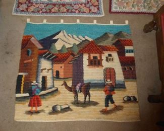 2' X 2' Mexican scene wall hanging