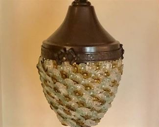 $160.  Patterson Flower pendant light fixture.  Measures approx 20" long.  Sourced from Horchow.  Never used.
