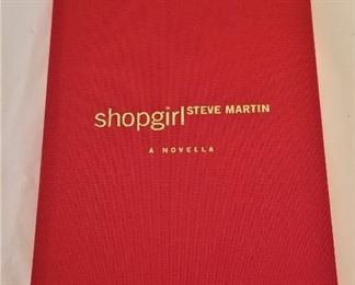 Lot #28  Special Edition "Shopgirl" by actor/comedian Steve Martin.  Autographed by him.